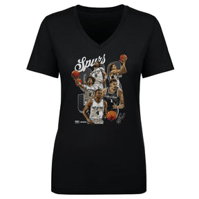 San Antonio Spurs Women's V-Neck T-Shirt | 500 LEVEL