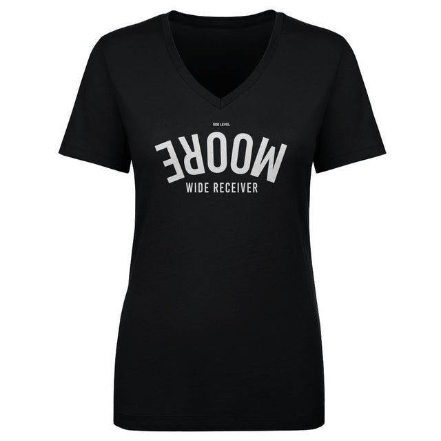 Elijah Moore Women's V-Neck T-Shirt | 500 LEVEL