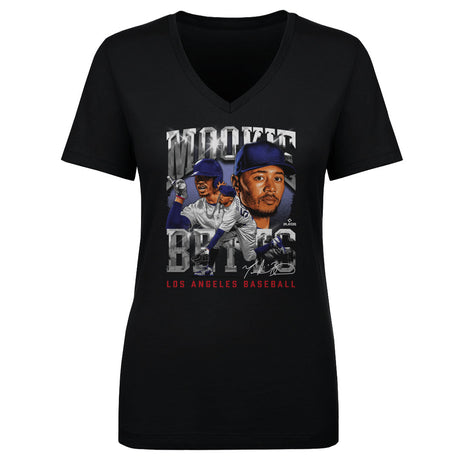 Mookie Betts Women's V-Neck T-Shirt | 500 LEVEL