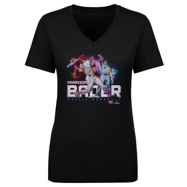 Harrison Bader Women's V-Neck T-Shirt | 500 LEVEL