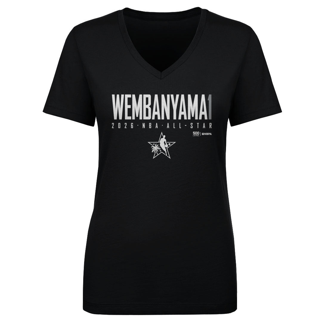 Victor Wembanyama Women's V-Neck T-Shirt | 500 LEVEL
