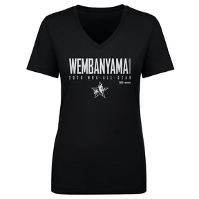 Victor Wembanyama Women's V-Neck T-Shirt | 500 LEVEL