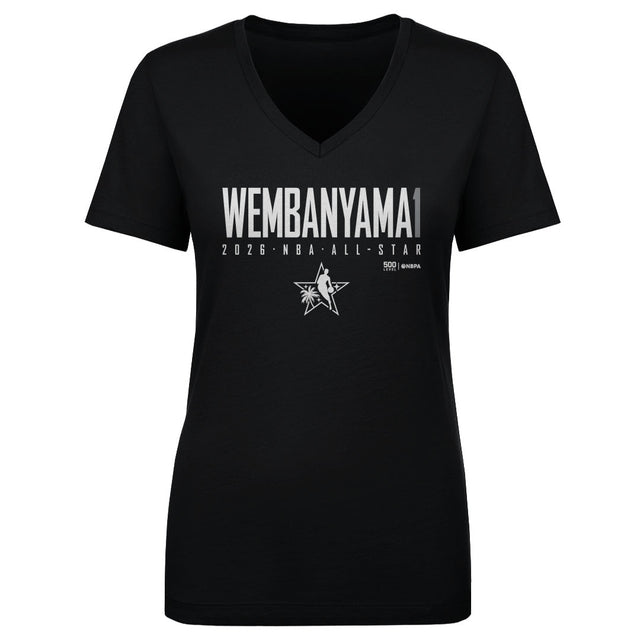 Victor Wembanyama Women's V-Neck T-Shirt | 500 LEVEL