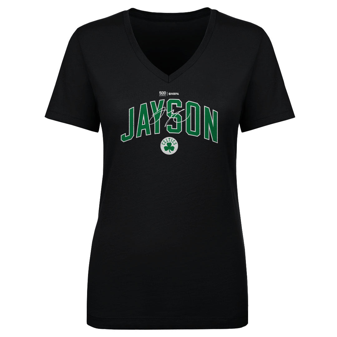 Jayson Tatum Women's V-Neck T-Shirt | 500 LEVEL