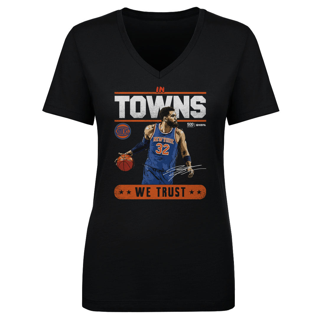 Karl-Anthony Towns Women's V-Neck T-Shirt | 500 LEVEL