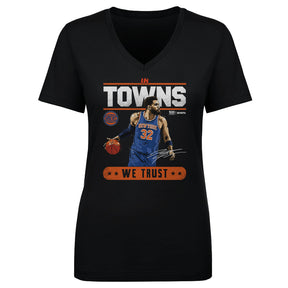 Karl-Anthony Towns Women's V-Neck T-Shirt | 500 LEVEL