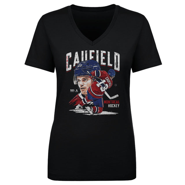 Cole Caufield Women's V-Neck T-Shirt | 500 LEVEL