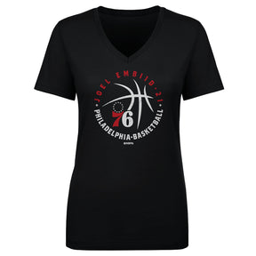 Joel Embiid Women's V-Neck T-Shirt | 500 LEVEL