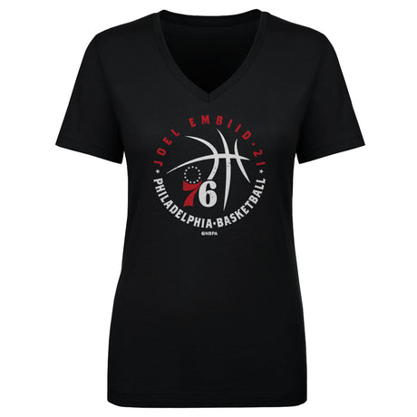 Joel Embiid Women's V-Neck T-Shirt | 500 LEVEL