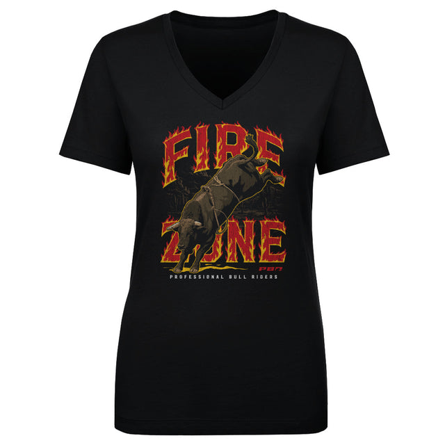Fire Zone Women's V-Neck T-Shirt | 500 LEVEL
