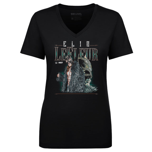 Elio LeFleur Women's V-Neck T-Shirt | 500 LEVEL