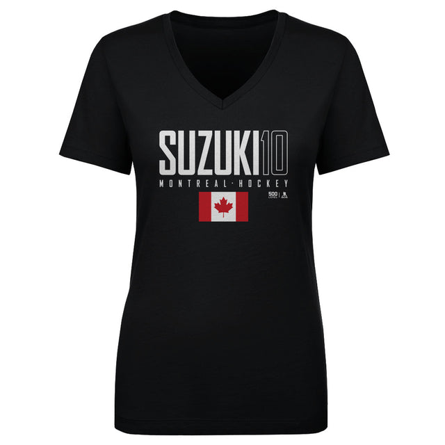 Nick Suzuki Women's V-Neck T-Shirt | 500 LEVEL