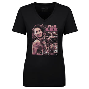 AJ Lee Women's V-Neck T-Shirt | 500 LEVEL