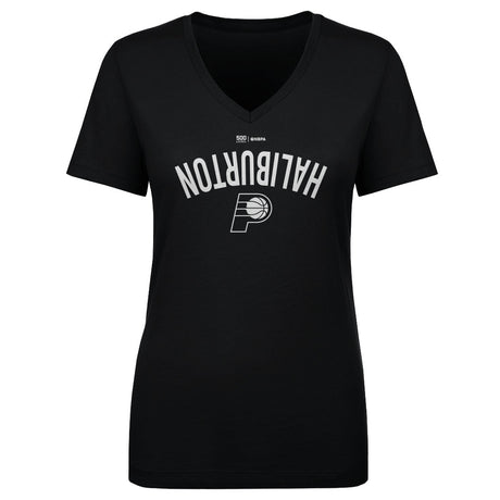 Tyrese Haliburton Women's V-Neck T-Shirt | 500 LEVEL