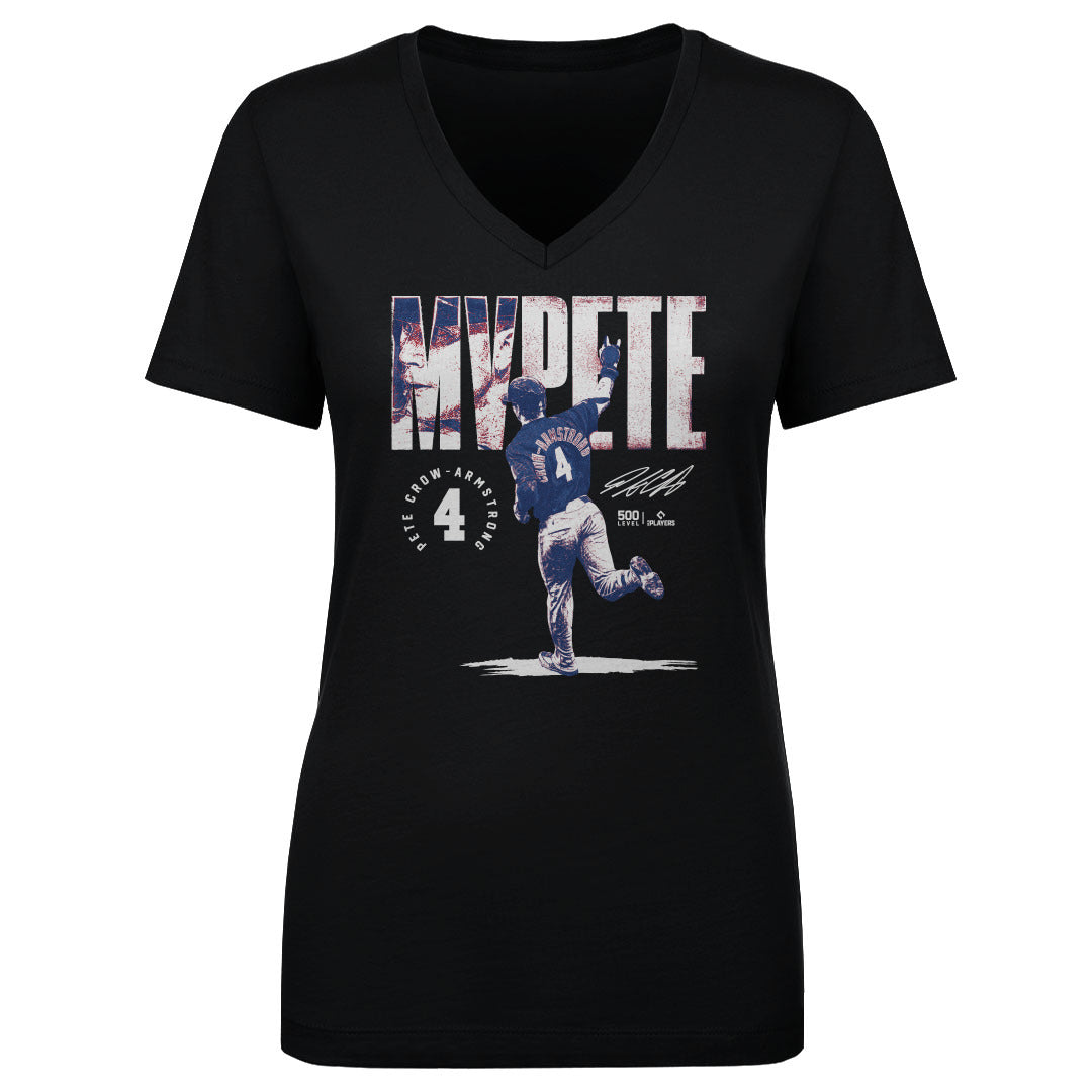 Pete Crow-Armstrong Women's V-Neck T-Shirt | 500 LEVEL