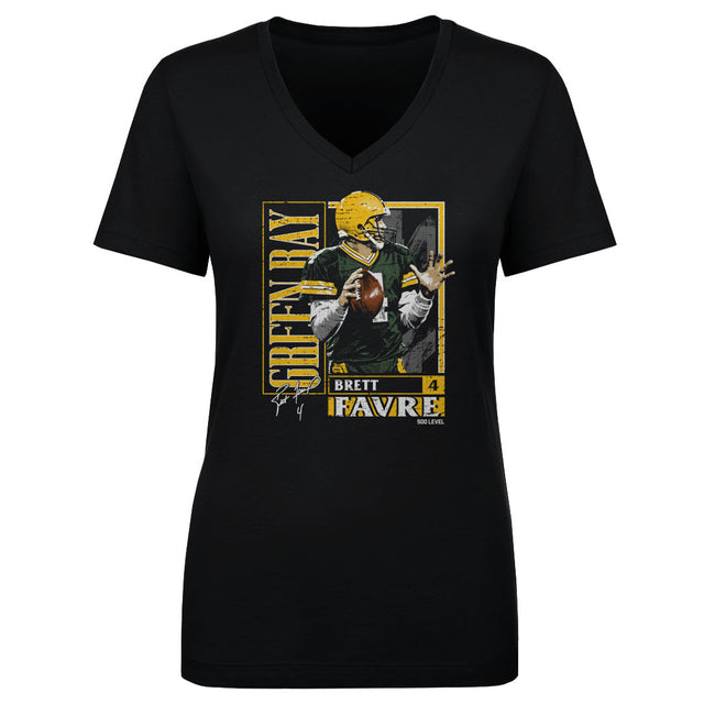 Brett Favre Women's V-Neck T-Shirt | 500 LEVEL