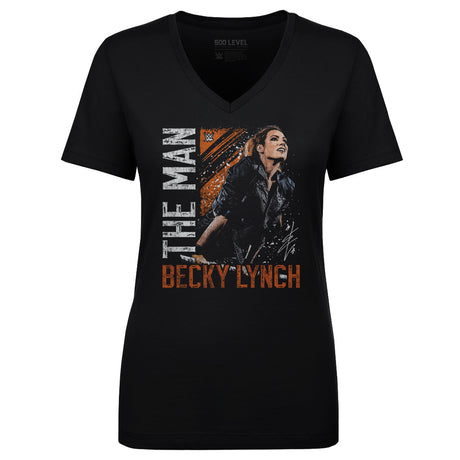 Becky Lynch Women's V-Neck T-Shirt | 500 LEVEL