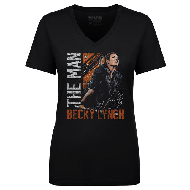 Becky Lynch Women's V-Neck T-Shirt | 500 LEVEL