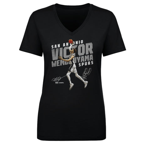 Victor Wembanyama Women's V-Neck T-Shirt | 500 LEVEL