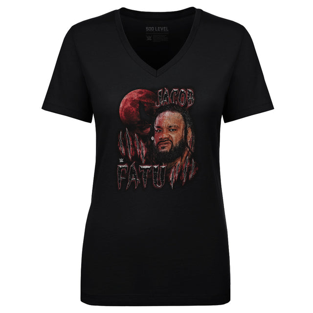 Jacob Fatu Women's V-Neck T-Shirt | 500 LEVEL