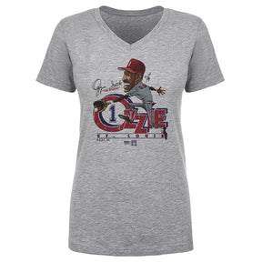 Ozzie Smith Women's V-Neck T-Shirt | 500 LEVEL