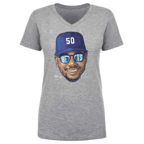 Mookie Betts Women's V-Neck T-Shirt | 500 LEVEL