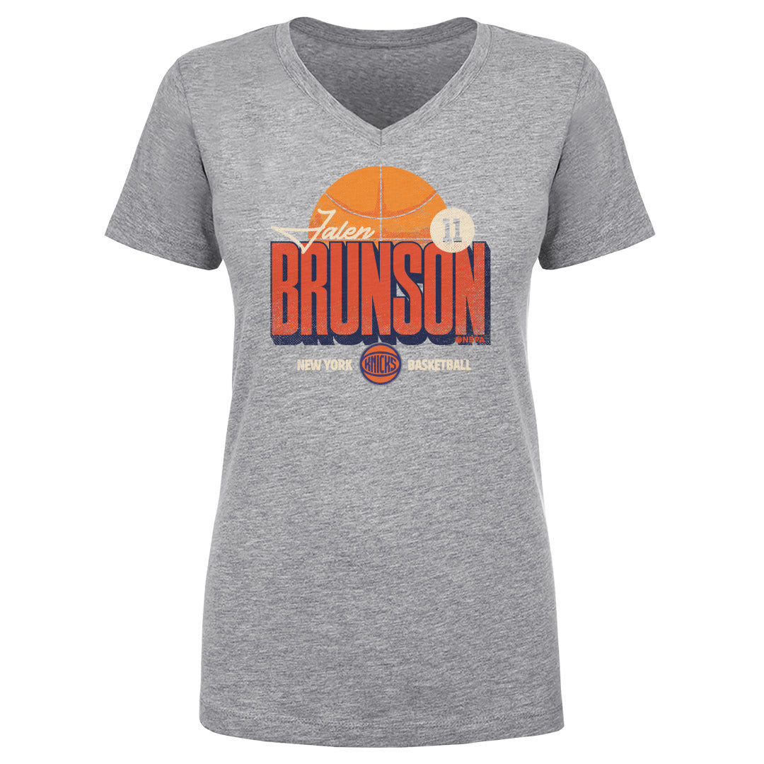 Jalen Brunson Women's V-Neck T-Shirt | 500 LEVEL
