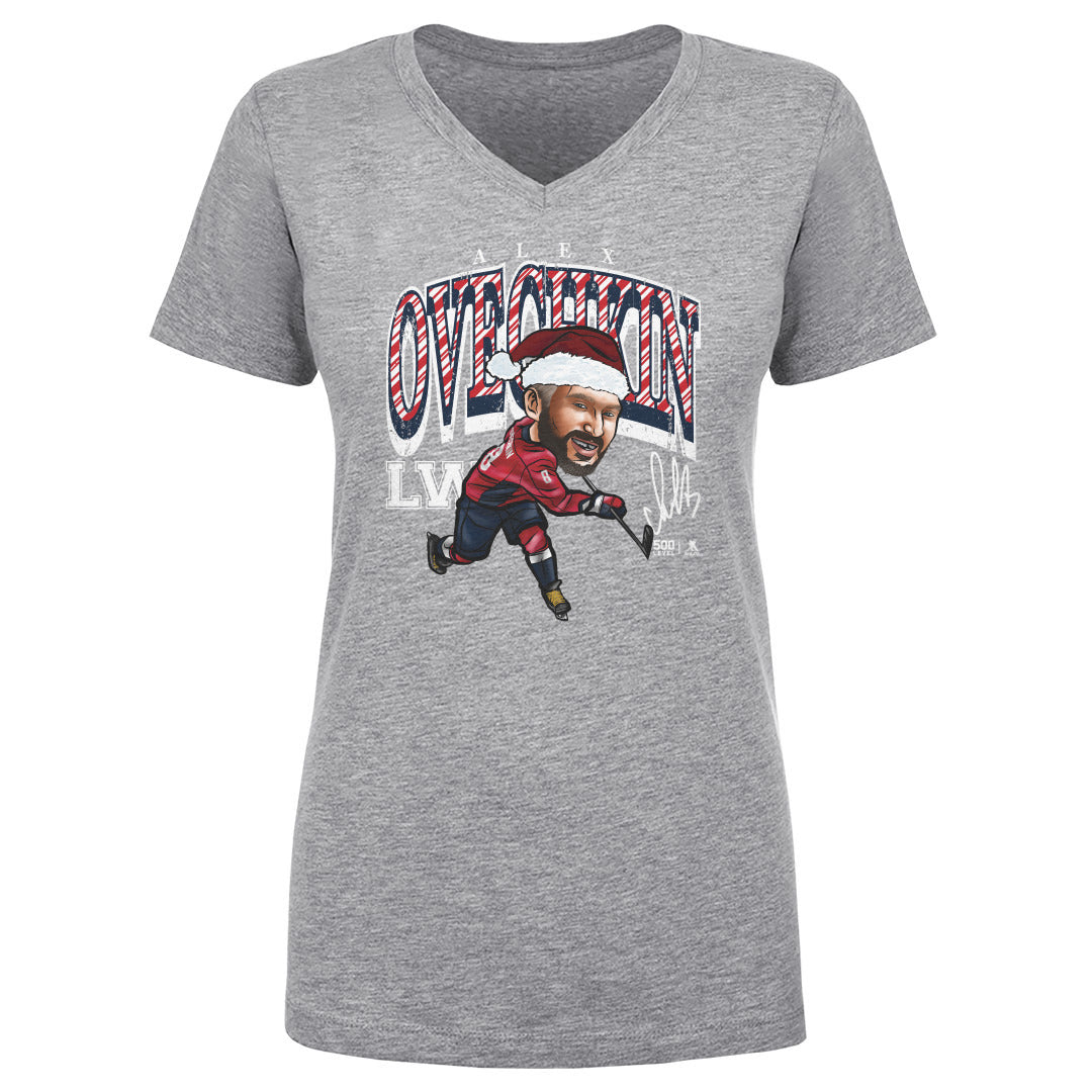 Alex Ovechkin Women's V-Neck T-Shirt | 500 LEVEL