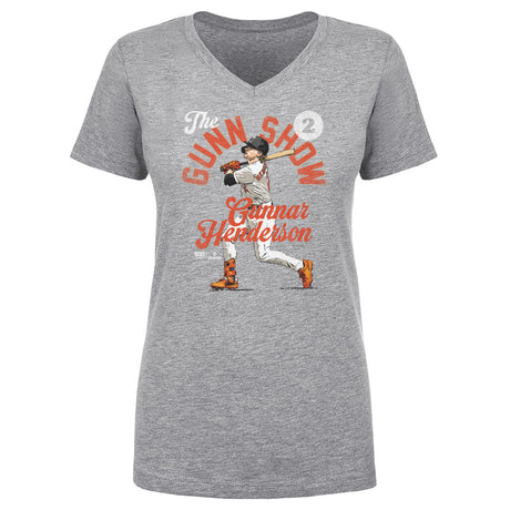 Gunnar Henderson Women's V-Neck T-Shirt | 500 LEVEL