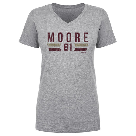 Elijah Moore Women's V-Neck T-Shirt | 500 LEVEL