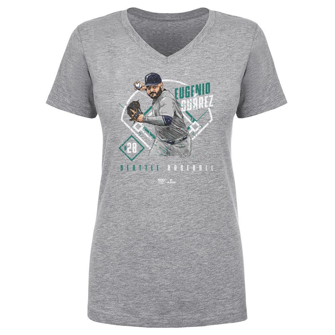 Eugenio Suarez Women's V-Neck T-Shirt | 500 LEVEL