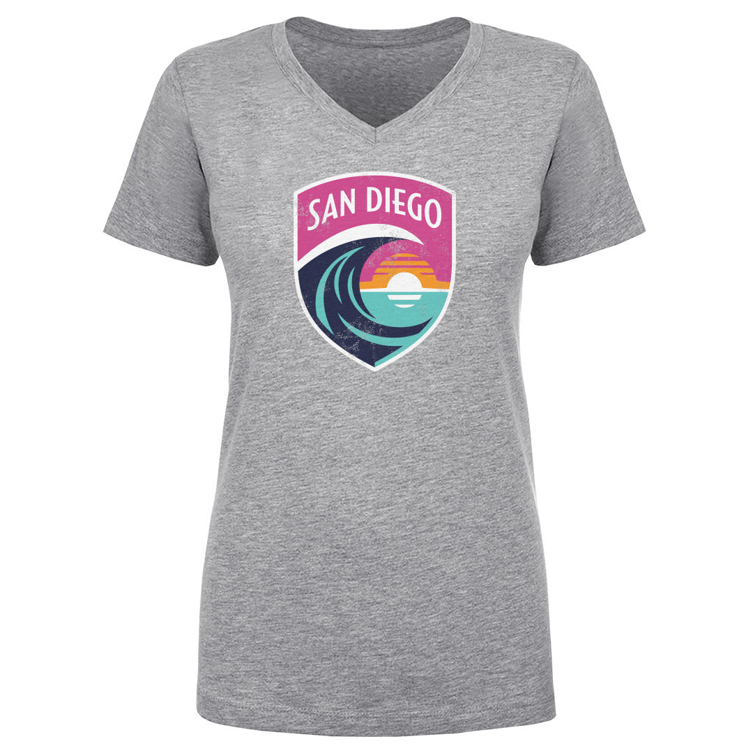 San Diego Wave FC Women's V-Neck T-Shirt | 500 LEVEL