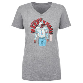 Warren Moon Women's V-Neck T-Shirt | 500 LEVEL