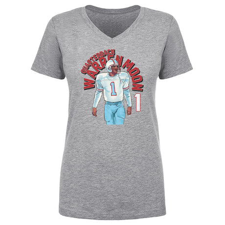 Warren Moon Women's V-Neck T-Shirt | 500 LEVEL
