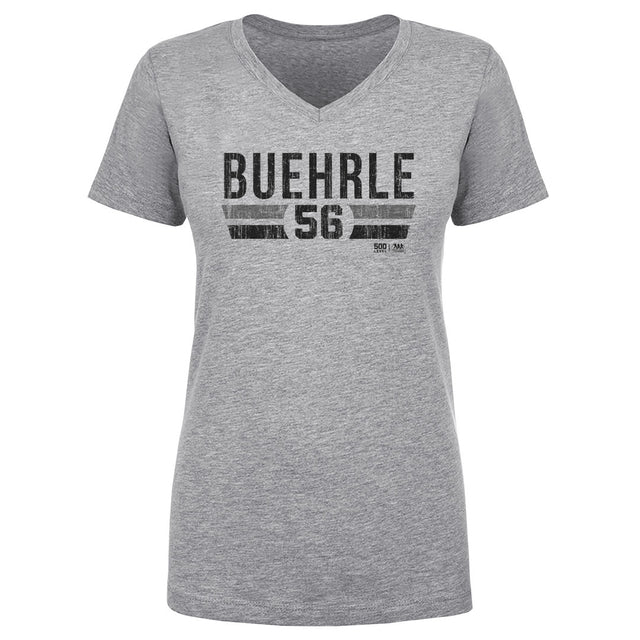 Mark Buehrle Women's V-Neck T-Shirt | 500 LEVEL