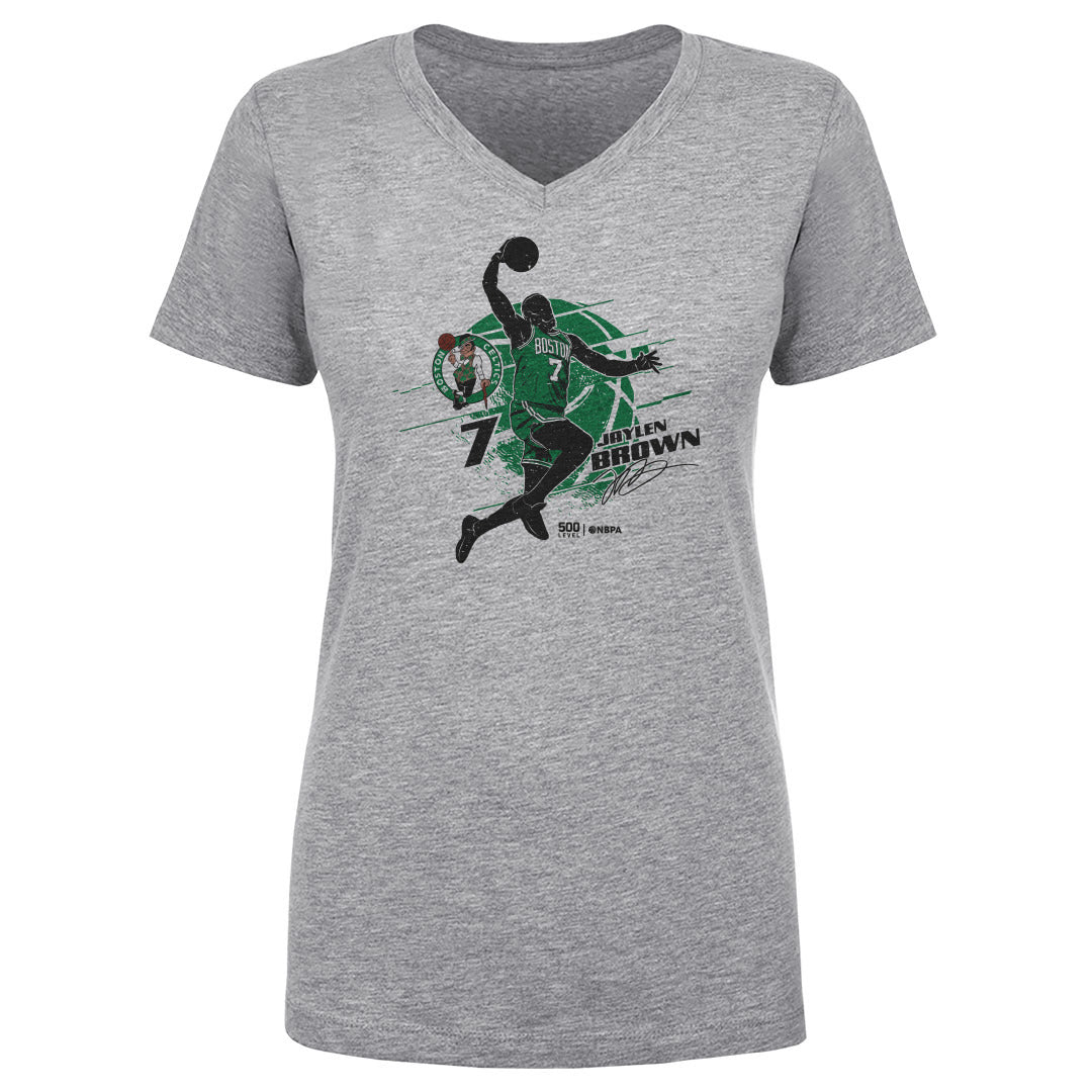 Jaylen Brown Women's V-Neck T-Shirt | 500 LEVEL