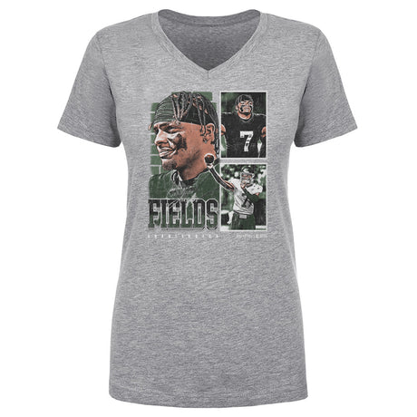 Justin Fields Women's V-Neck T-Shirt | 500 LEVEL