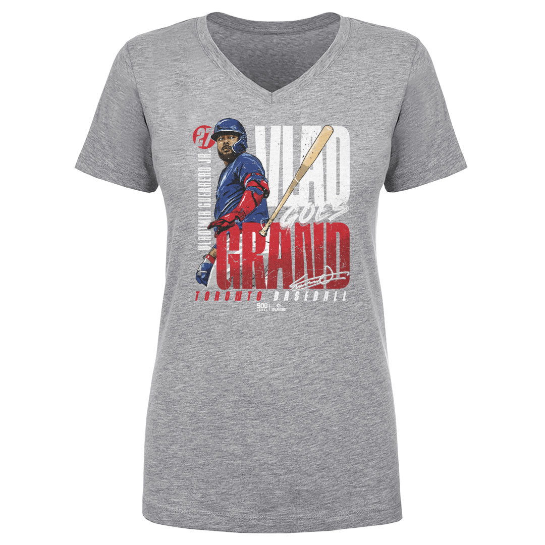 Vladimir Guerrero Jr. Women's V-Neck T-Shirt | 500 LEVEL