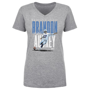 Brandon Aubrey Women's V-Neck T-Shirt | 500 LEVEL
