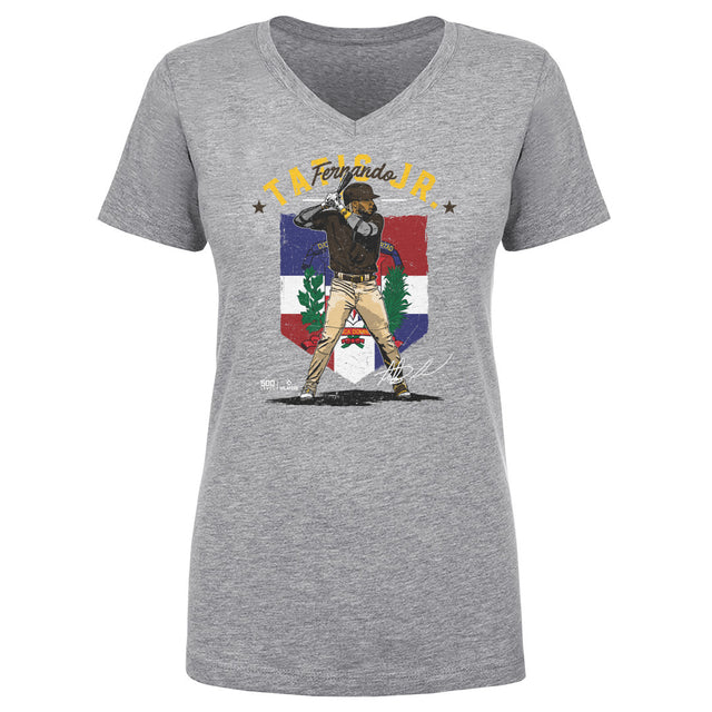 Fernando Tatis Jr. Women's V-Neck T-Shirt | 500 LEVEL