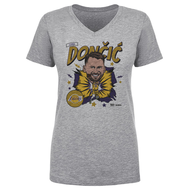 Luka Doncic Women's V-Neck T-Shirt | 500 LEVEL