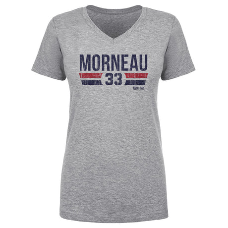 Justin Morneau Women's V-Neck T-Shirt | 500 LEVEL