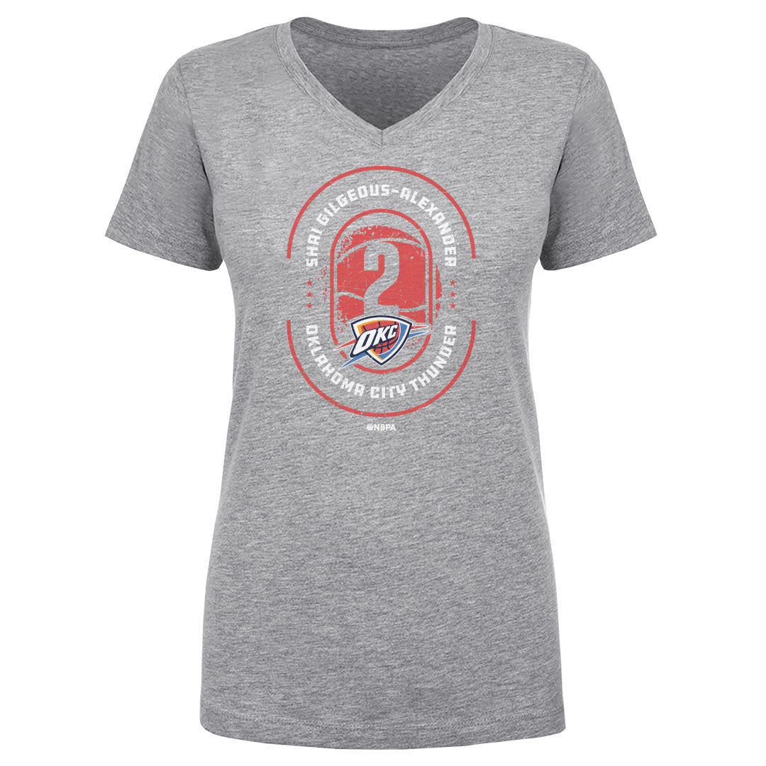 Shai Gilgeous-Alexander Women's V-Neck T-Shirt | 500 LEVEL