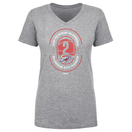 Shai Gilgeous-Alexander Women's V-Neck T-Shirt | 500 LEVEL
