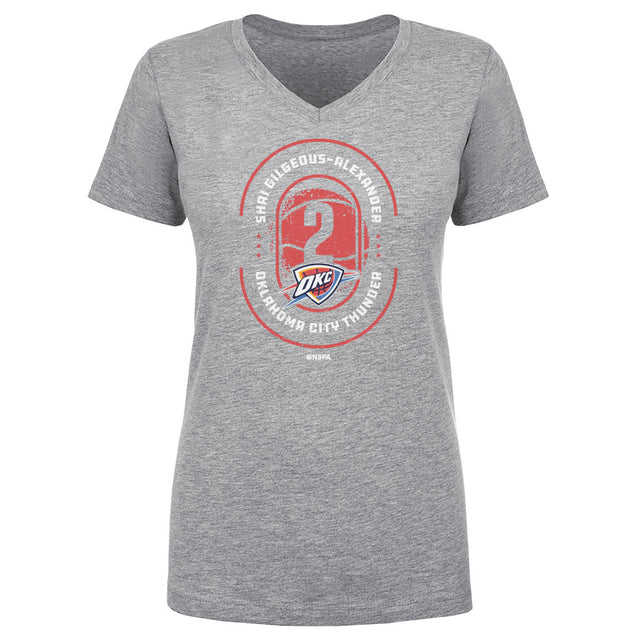 Shai Gilgeous-Alexander Women's V-Neck T-Shirt | 500 LEVEL