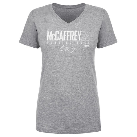 Christian McCaffrey Women's V-Neck T-Shirt | 500 LEVEL