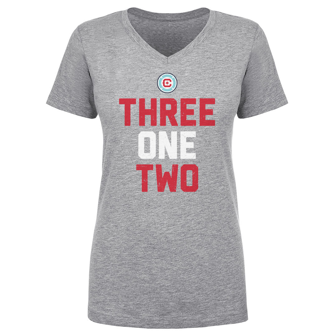 Chicago Fire FC Women's V-Neck T-Shirt | 500 LEVEL