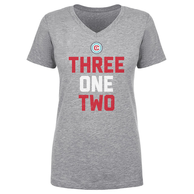 Chicago Fire FC Women's V-Neck T-Shirt | 500 LEVEL