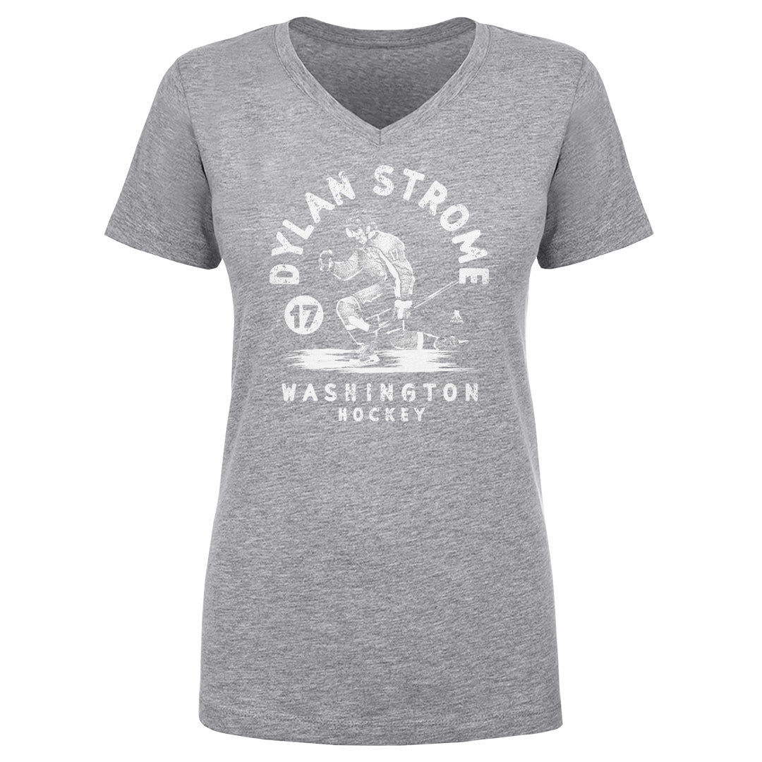 Dylan Strome Women's V-Neck T-Shirt | 500 LEVEL