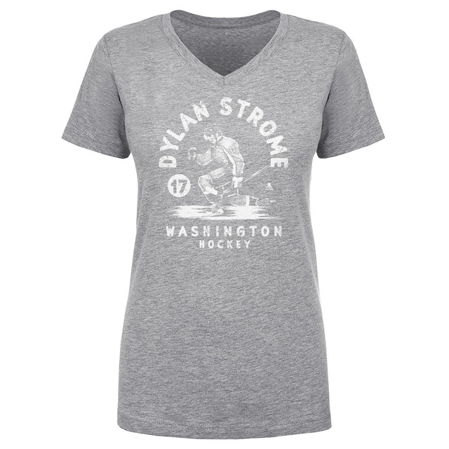 Dylan Strome Women's V-Neck T-Shirt | 500 LEVEL